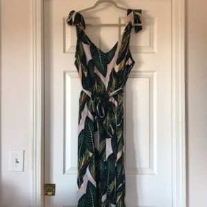 Tropical print jumpsuit